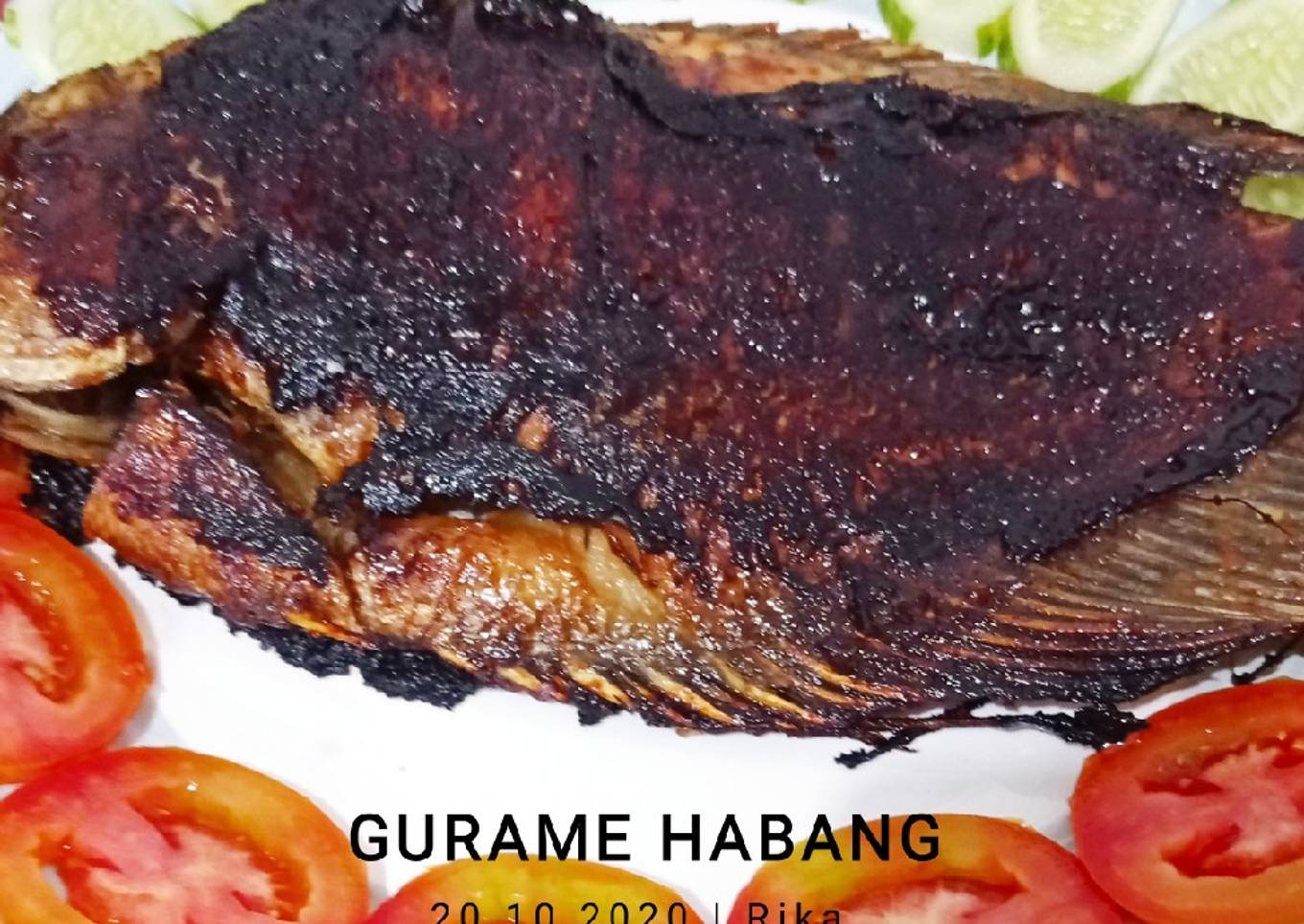 Ikan Panggang Masak Bumbu Habang