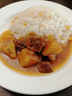 Una foto de Carne Guisada con Papas & Arroz de Maíz