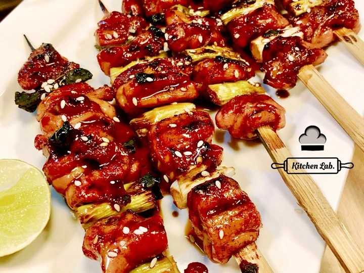 Cara Gampang Membuat Resep Negima Yakitori / ニージマ焼き鳥 (Jepang) yang Menggugah Selera Anti Ribet, Uenak Banget