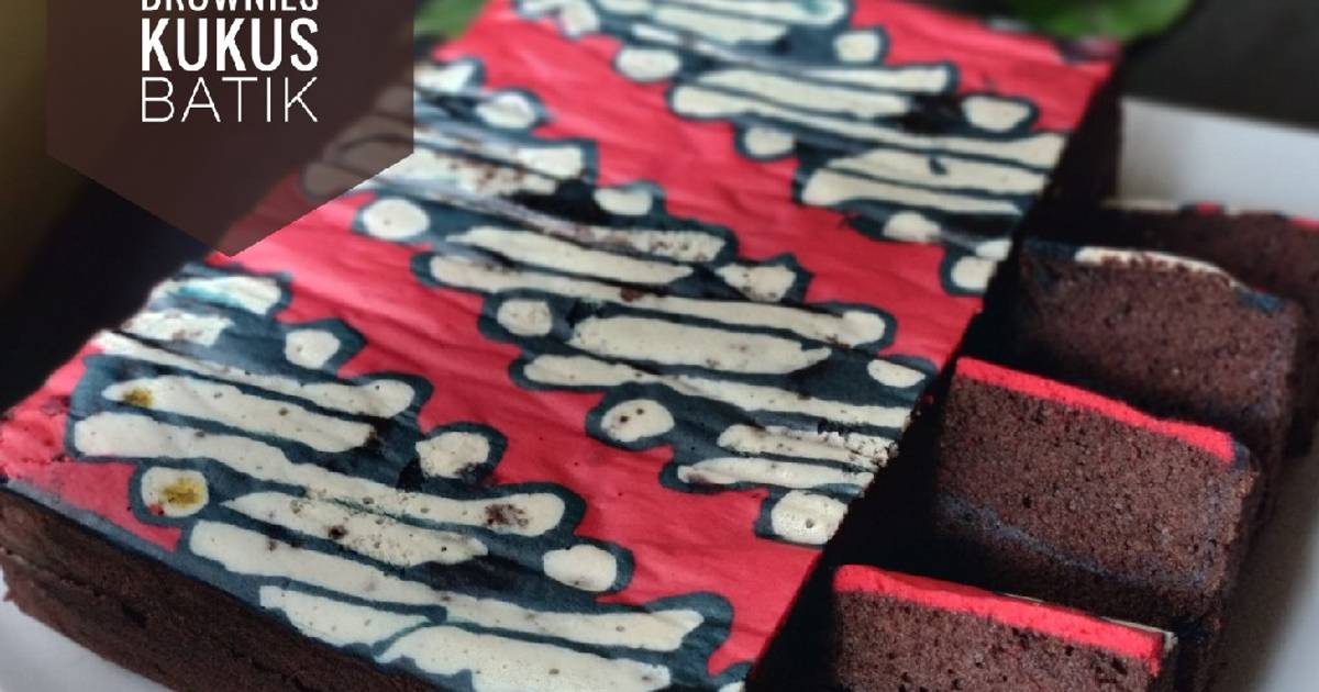 Resep Brownies Kukus Batik Oleh Saris Kitchen Cookpad