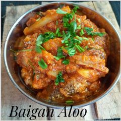 Baingan Aloo A picture of Baingan Aloo.