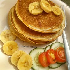 A picture of Eggless pancake.