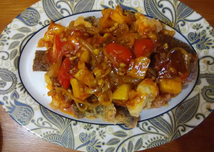 Cara membuat Nila asem manis yang nikmat dan Mudah Dibuat