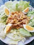 Ensalada Balanceada de fideos con atún en conserva
