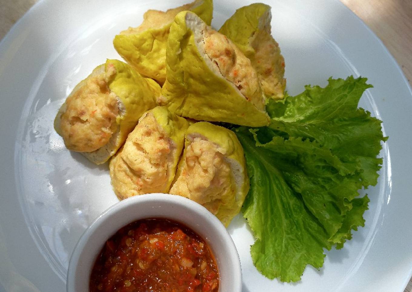 Tahu Bakso Udang (Yong Tofu)