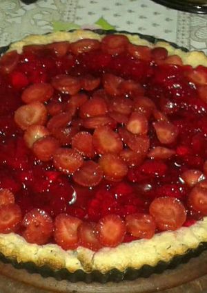 Una foto de Tarta de frutillas