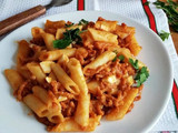 Macarrones con salsa de tomate