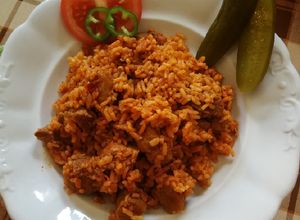 Bácskai rizses hús recept fotója