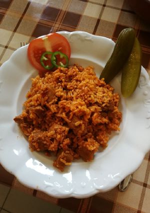 Bácskai rizses hús recept fotója