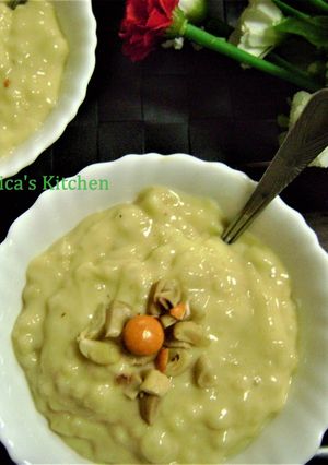 A picture of Oats & Custard Kheer.