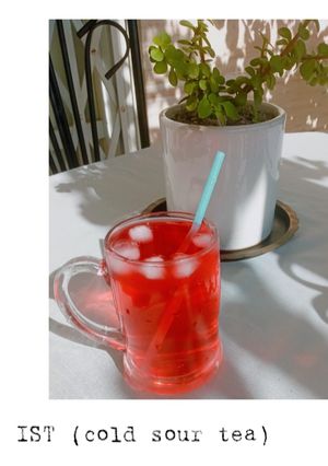 عکسی از دستور آیس تی (چای ترش سرد)