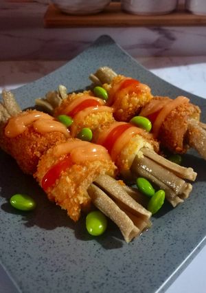 Foto resep Roti Sosis Gurita Keju