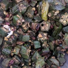 A picture of Ladyfinger fry.