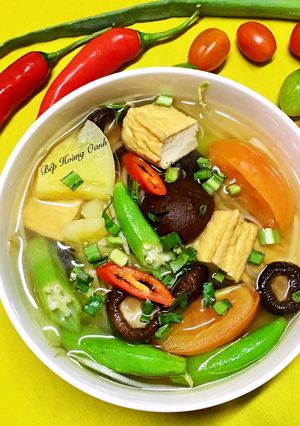 Hình của món Canh Chua Chay.