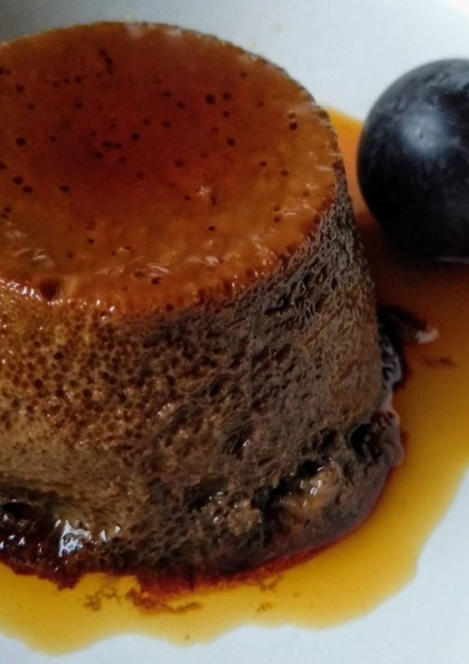 Una foto de Flan de café ☕