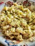 Ensalada templada de patata con mayonesa de limón y mostaza