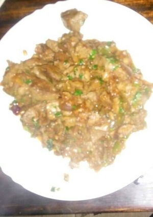 A picture of Fried Liver.