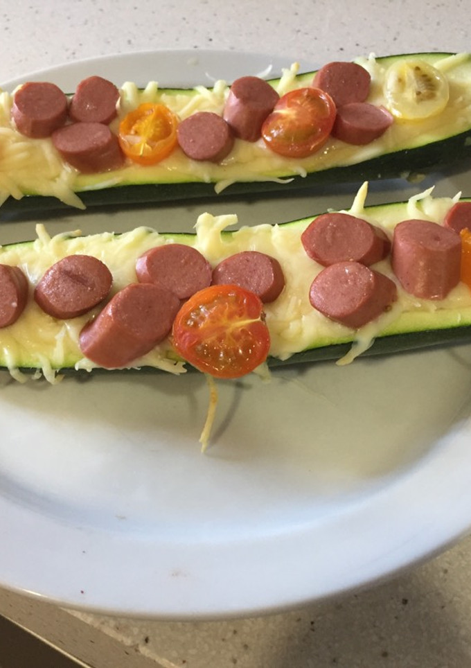Una foto de Panini de calabacín