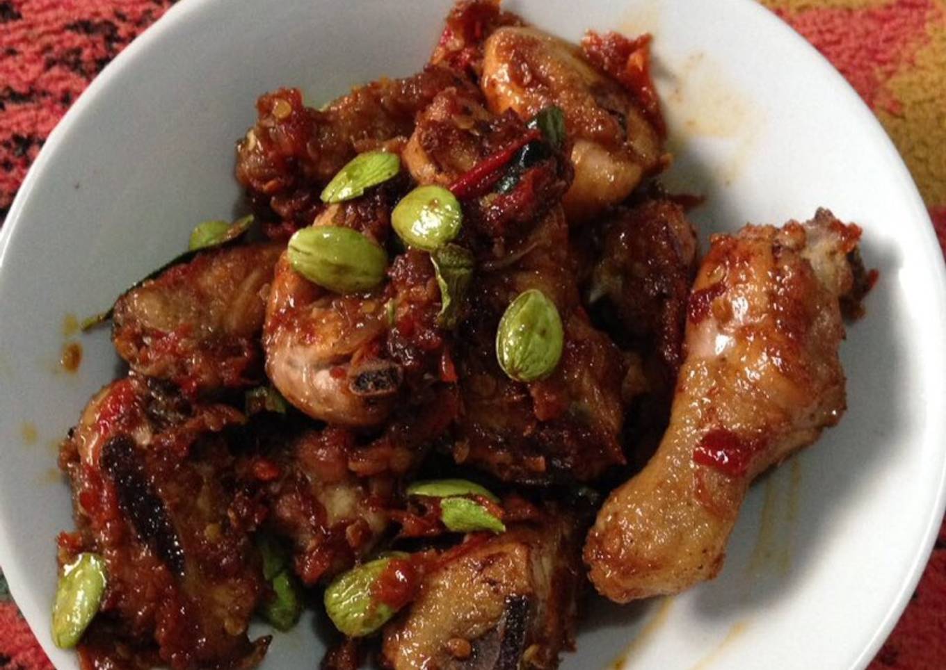 Ayam Petai Balado Pedas