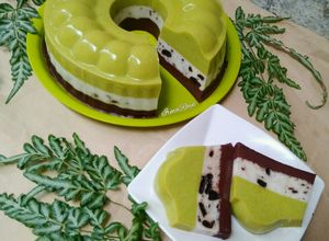 Foto resep Puding Alpukat Oreo Coklat