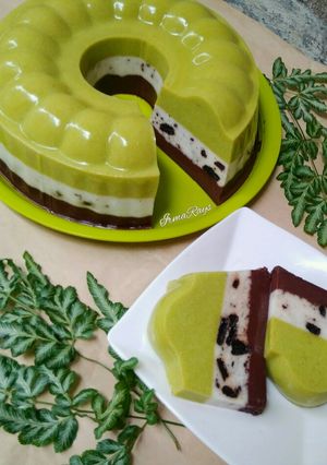Foto resep Puding Alpukat Oreo Coklat