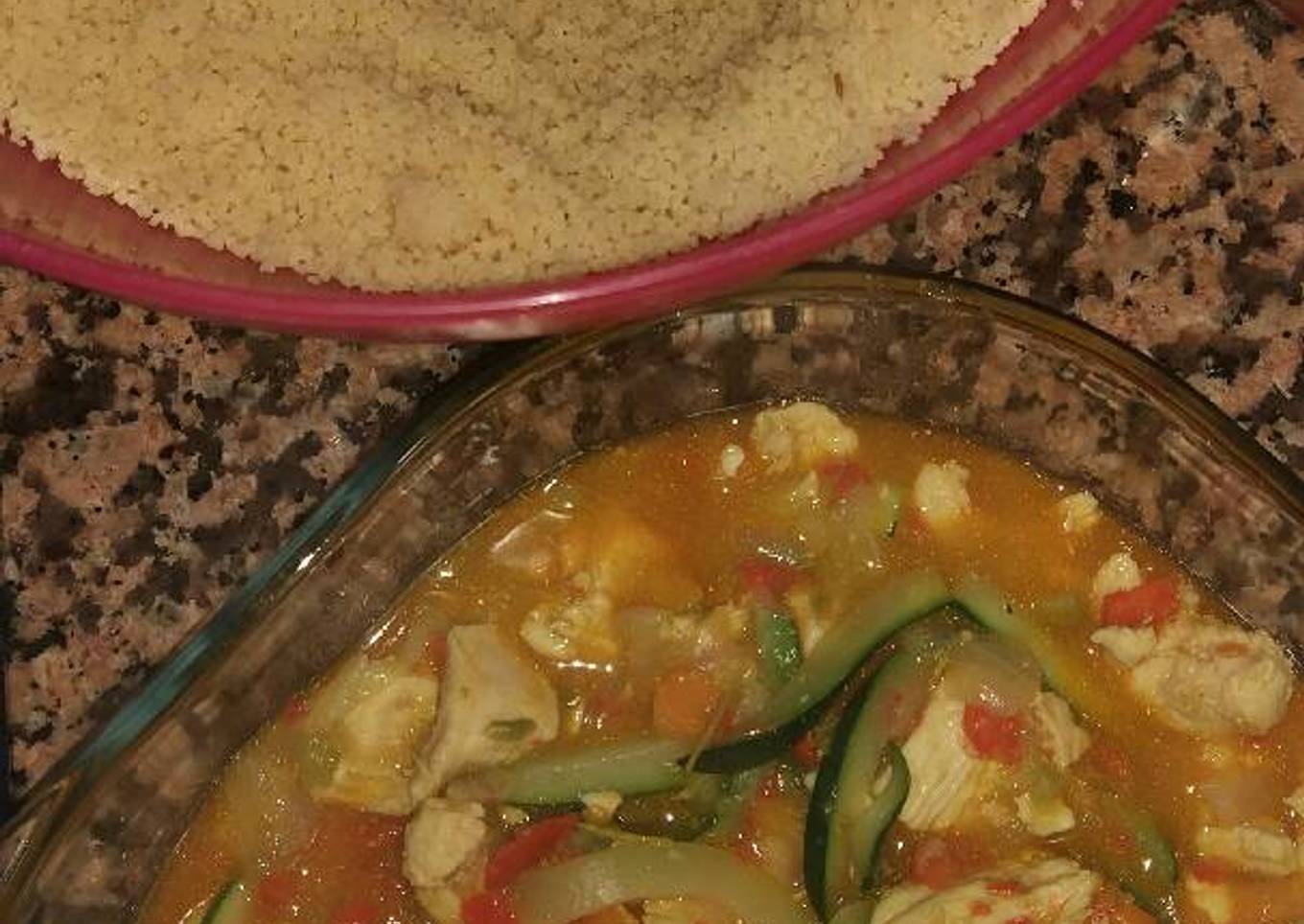 Couscous con Pollo y Verdura (Con Thermomix)