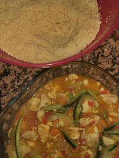 Una foto de Couscous con Pollo y Verdura (Con Thermomix)