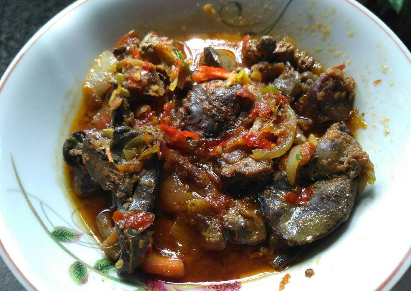 Balado ati ayam