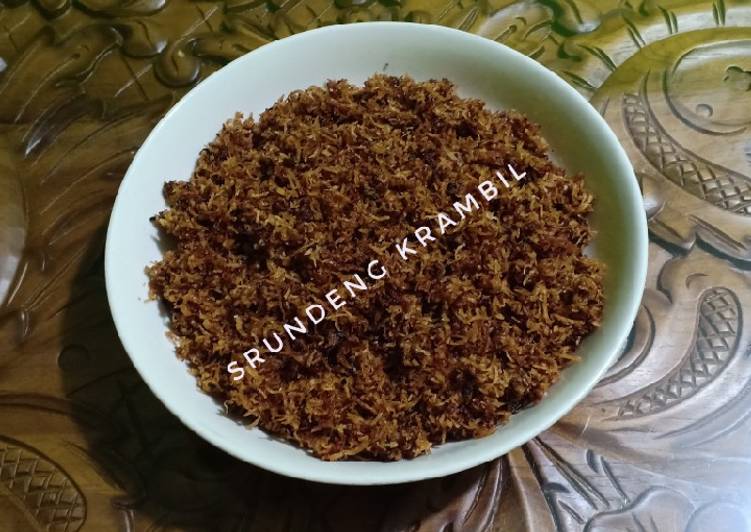 Cara Memasak 9# Srundeng Krambil yang sederhana