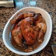 Muslos de pollo asados en olla de cocción lenta