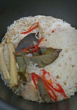 Foto resep Nasi Liwet Teri Medan