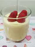 Postre cremoso de mango
