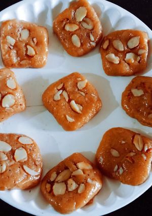 A picture of Rich in healthy fats peanuts butter and peanuts butter dry fruits Burfi.