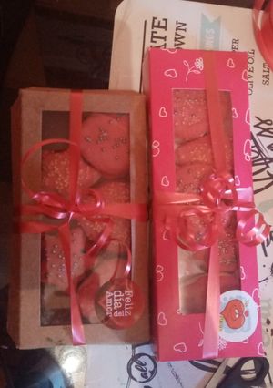 Una foto de Galletas de maicena y harina de coco y harina blanca