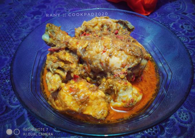 Ayam Rendang Simpel Bumbu Instant