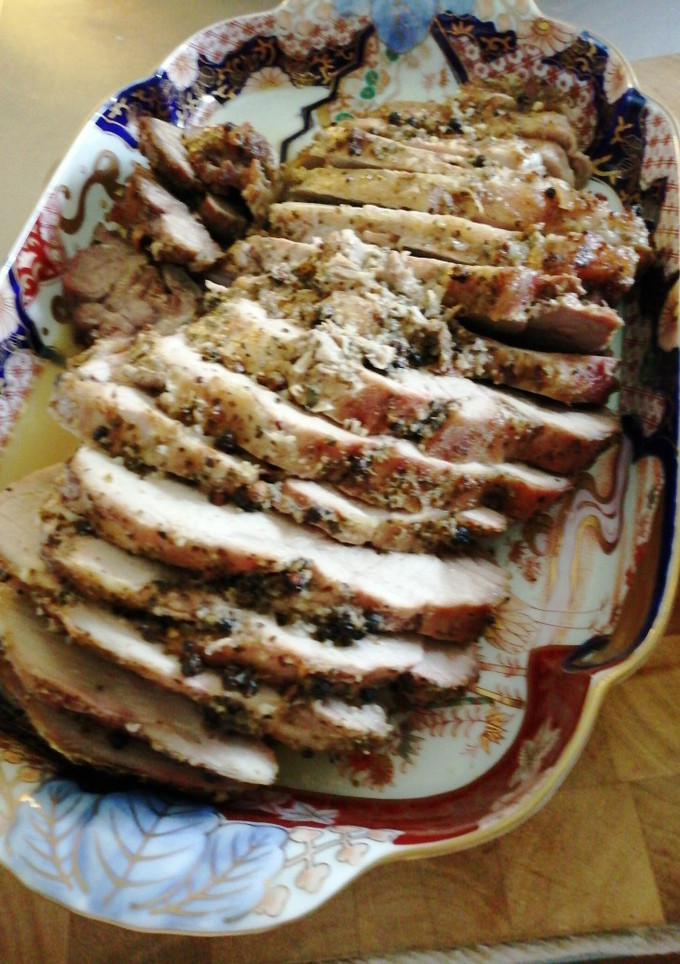 Una foto de Carne de cerdo con mojo cubano
