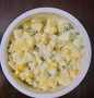 Easy Steps to Make Recipe Creamy potato corn and pea salad that is Can Pamper Your Tongue, Delicious}