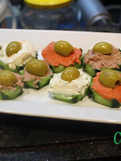 Una foto de Aperitivos de pepino