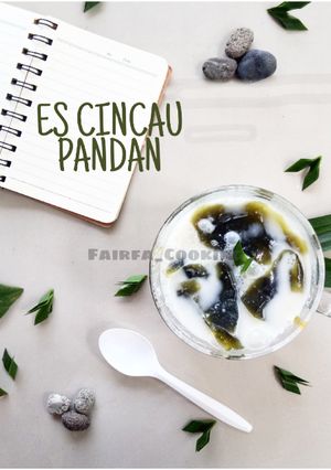 Foto resep Es Cincau Pandan