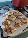 Muffins de panettone keto