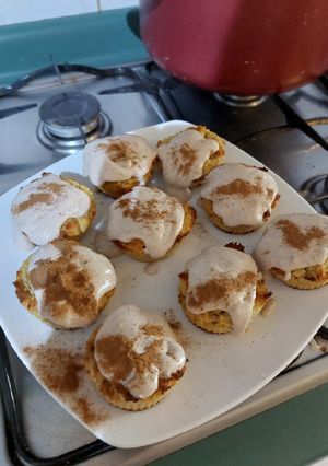 Una foto de Muffins de panettone keto