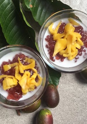 Foto resep Bubur mutiara tabur nangka