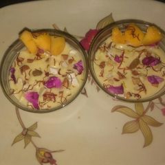 A picture of Mango shrikhand.