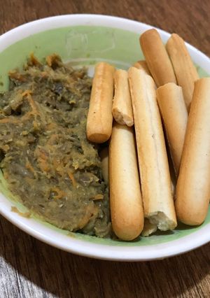 Una foto de Hummus de lentejas