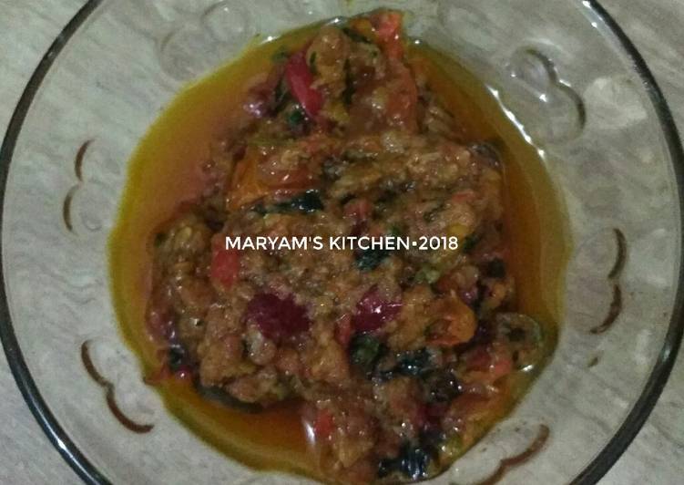 Sambel Kemangi/ Sambel Sari Laut/ Sambel Pecel Lele
