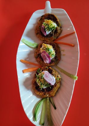 A picture of Potato bread cutlet.