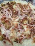 Pizza de base de coliflor