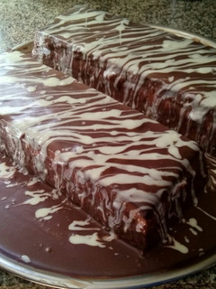 Una foto de Tarta-flan dos chocolates
