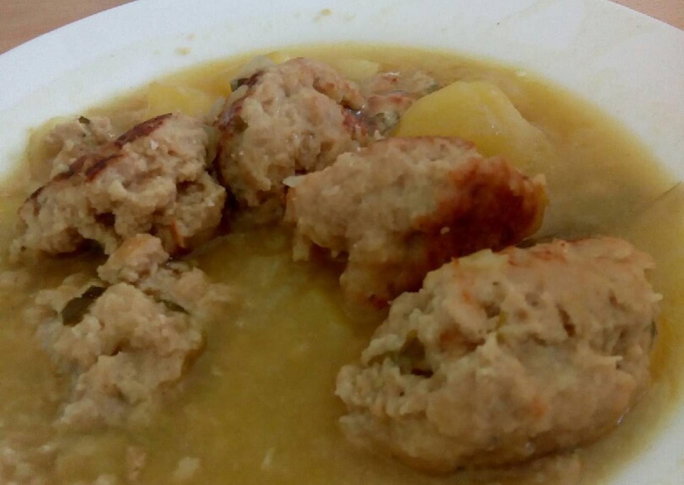 Albóndigas de Carne & Pollo en un estilo diferente