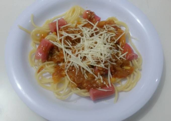 Resep Spaghetti saus bolognese Anti Gagal